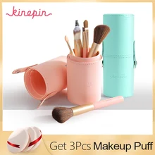Professional 7pcs Makeup Brushes Set High Quality Solf Nylon Hair Cosmetic Blending Brush Make Up Brushes Kit with Holder Professional 7pcs Makeup Brushes Set High Quality Solf Nylon Hair Cosmetic Blending Brush Make Up Brushes Kit with Holder