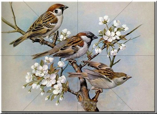 

Bird on the tree Pattern Diamond Embroidery Diy Needlework Diamond Painting Cross Stitch 5D Rhinestones Painting Home Decor