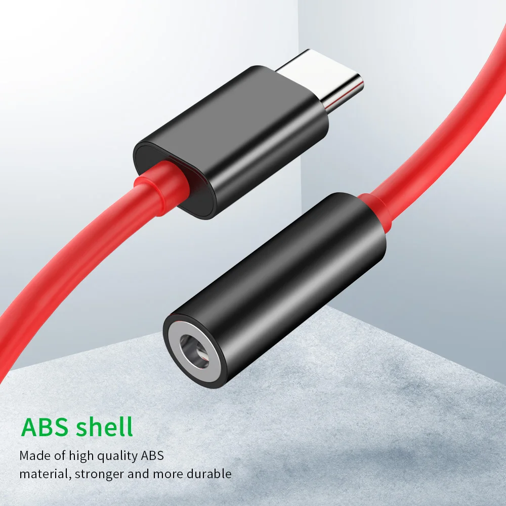 Type C 3.5 Jack Earphone Cable USB C to 3.5mm AUX Headphones Adapter For Huawei mate 20 P20 pro Xiaomi Mi Samsung S9 Audio cable