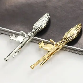 

Metal Women Cat Broom Hair Clip Hairpin Barrette Pins Hair Accessories For women Headwear Hair Styling Tool Hair Accessary Gift