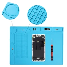 Jiguoor s-130 35x25 см теплоизоляция площадку Коврики для телефона обслуживания Термовоздуходувы паяльная станция