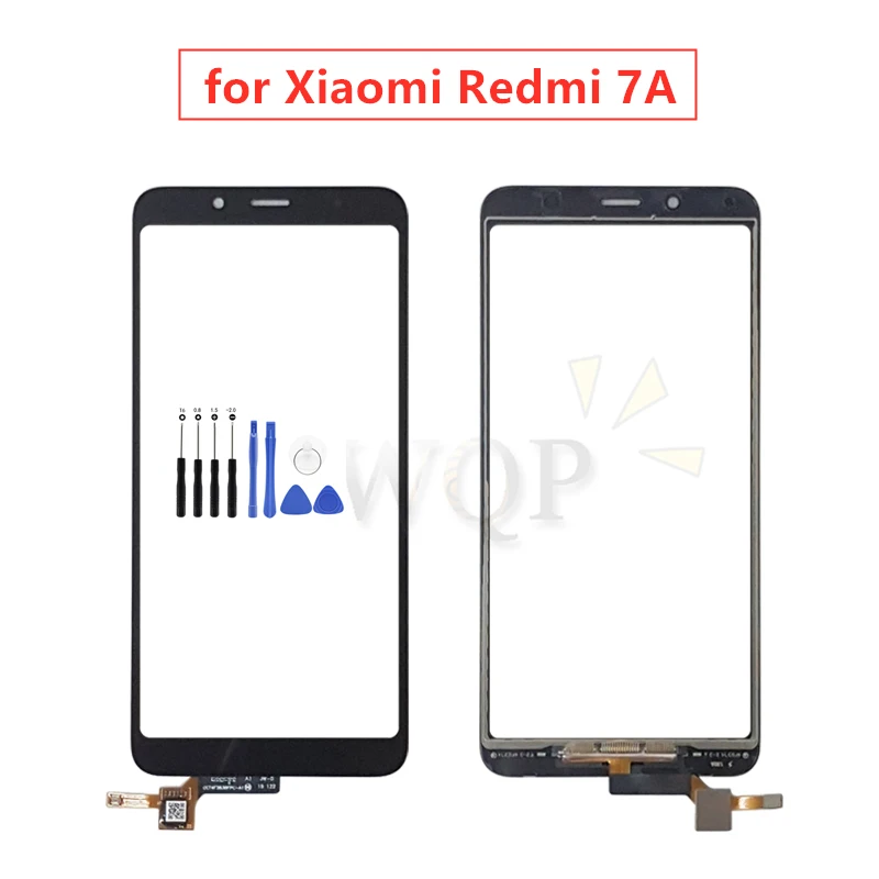 

for Xiaomi Redmi 7A Touch Screen Front Glass Touch Panel Cover Front Outer Glass Lens for Redmi 7A Repair Parts + Repair Tools
