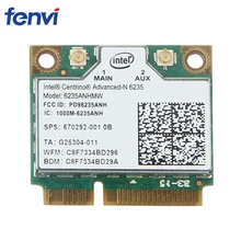 Двухдиапазонный 300 Мбит/с 6235 ANHMW мини PCI-E ноутбук беспроводная WiFi карта для Intel центрино advanced-N 6235 Bluetooth 4,0 сетевая карта