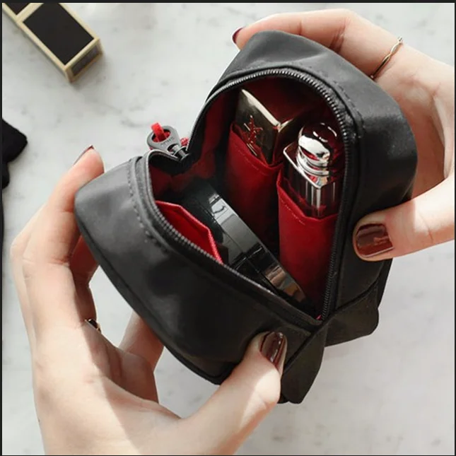 المرأة الجمال حالة للماء التجميل أكياس شنطة يد صغيرة حقيبة ماكياج محمولة خفيفة الوزن صغيرة السفر المنظم