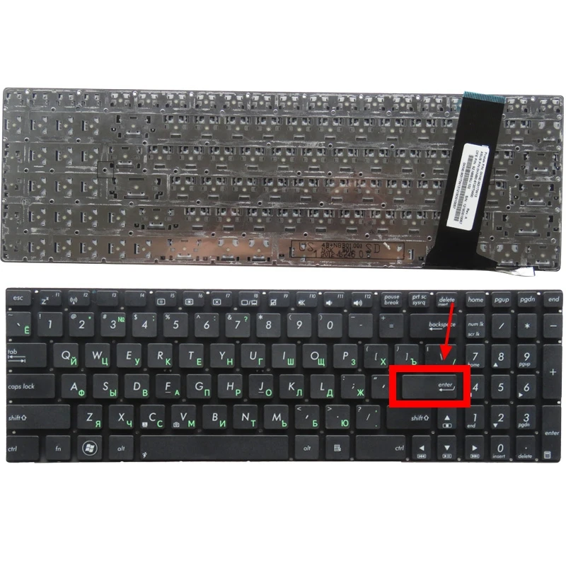 Ceny GZEELE rosyjska RU klawiatura do ASUS N56 N56V N76 N76V N76VB N56DY N76VJ N76VM N76VZ U500VZ N56VV N56VZ U500VZ U500 U500V czarny