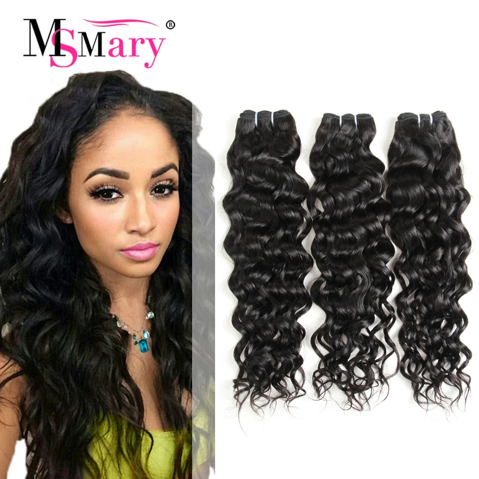 Malaysian Virgin Hair Natural Wave 3 Pcs Top Malaysian Natural Hair Wet