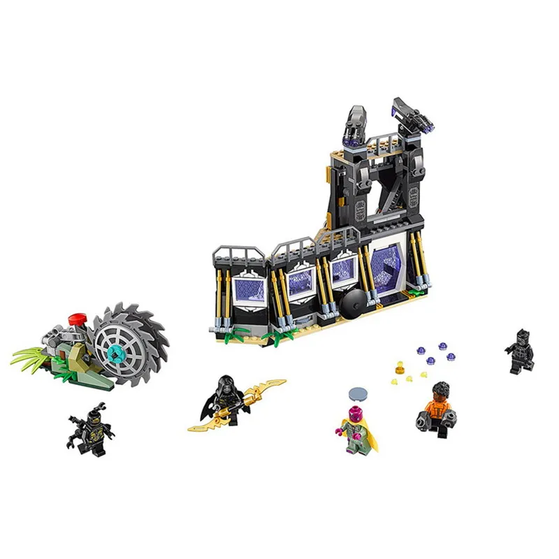 

LEPIN 466Pcs Avengers Infinity War Corvus Glaive Thresher Attack Model Building Blocks Figure Toys For Children Compatible Legoe