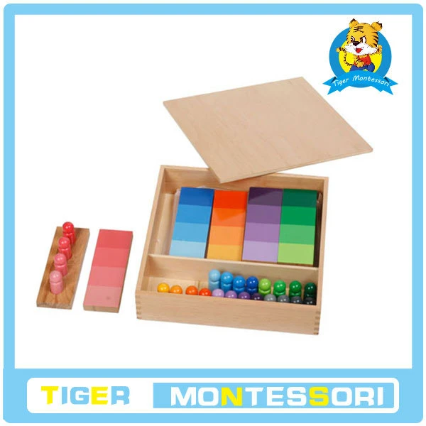 

wholesale professional montessori material wooden educational toy sensorial Color Resemblance Sorting Task