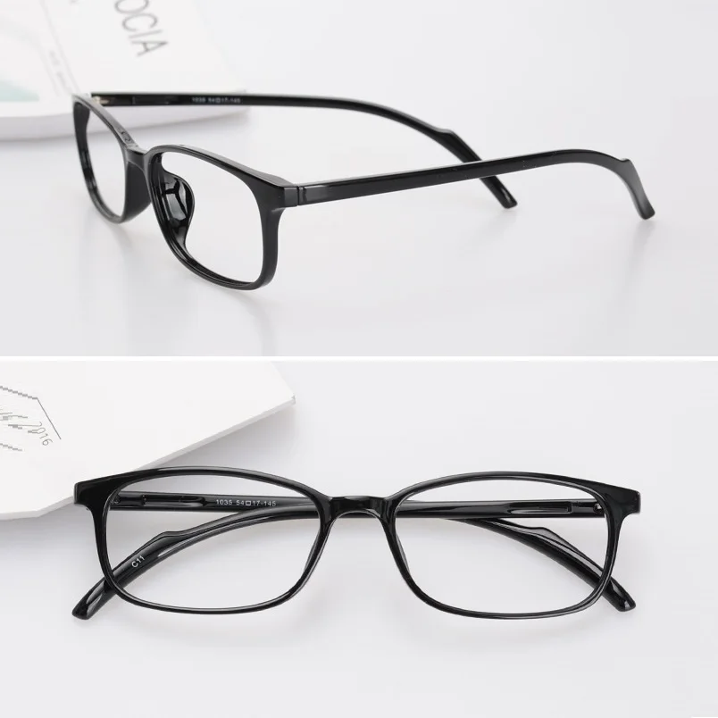 Vazrobe Transparent Glasses Frame Men Women TR90 Small Narrow Face