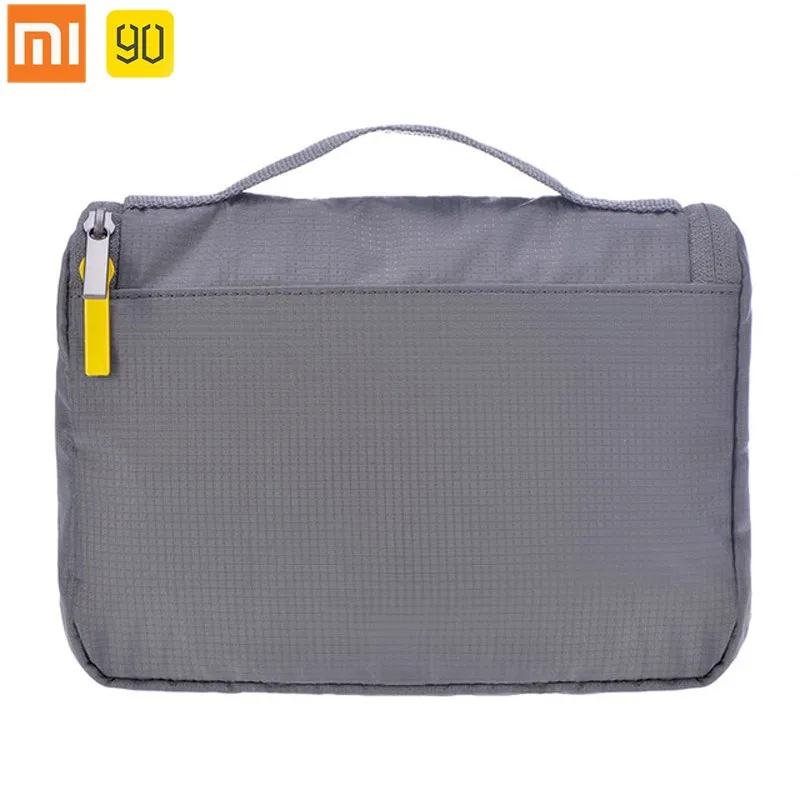 Xiaomi 90FUN дорожная сумка для хранения, Портативная сумка для мытья, Дамская Косметическая сумка-Органайзер, водонепроницаемый складной светильник, легко переносится
