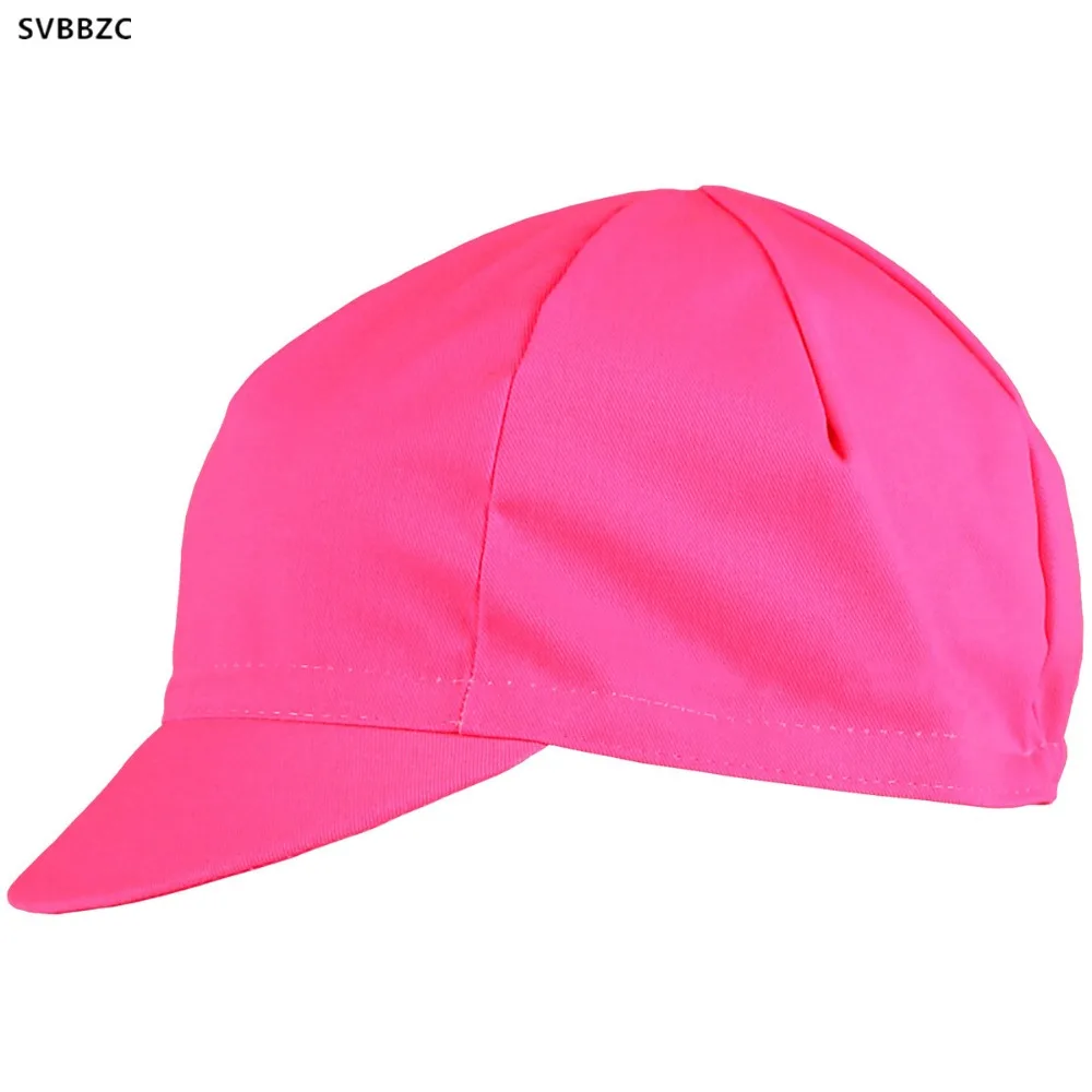 pink cycling cap