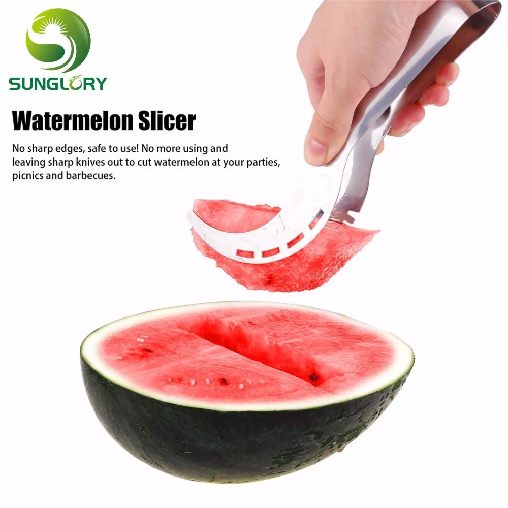 

Stainless Steel Watermelon Slicer Smart Cutter Corer Fruit Vegetable Tools Knife Cutter Scoop Kitchen Accessories Gadget Utensil
