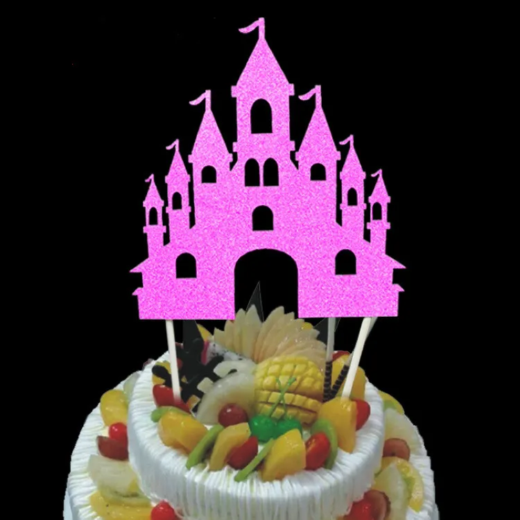 1 шт. замок кекс торт Топпер Творческий флажки для торта с днем рождения украшения Рождество дома ужин выпечки события пари поставки