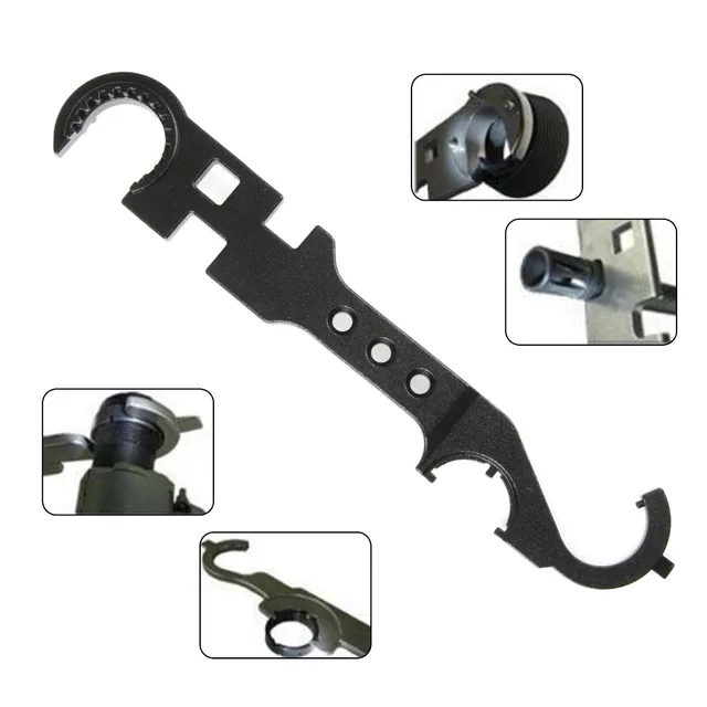 AR15 / M4 Tool Wrench Y36 A Field Multi function Wrench Combat Wrench Tools Steel Spanner