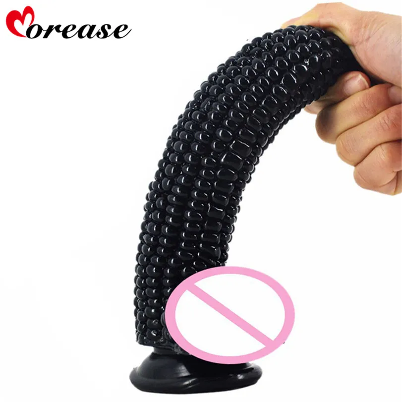 Morease Corn Big dildo suction cup penis artificial dildo dick sex toys for women particle surface vagina extreme stimulate