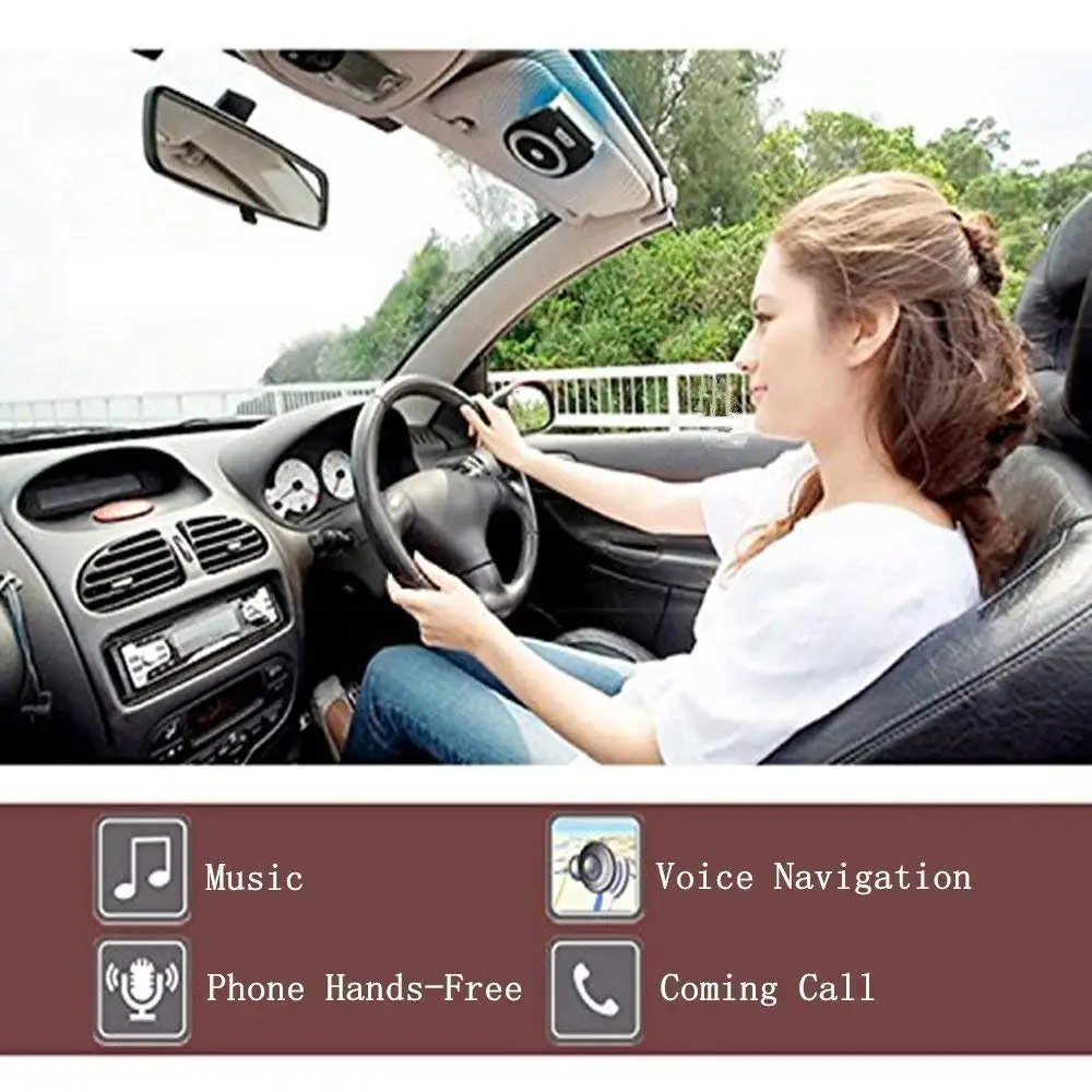 Bluetooth автомобильный динамик твитеры громкой связи с движения Сенсор Авто
