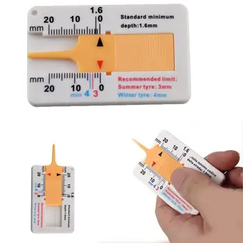

Car-styling Hot Sale Quality Tire Gauge Tyre Tread Depth Gauge Caliper Car Motorcycle Caravan Trailer Wheel Measure Wholesale