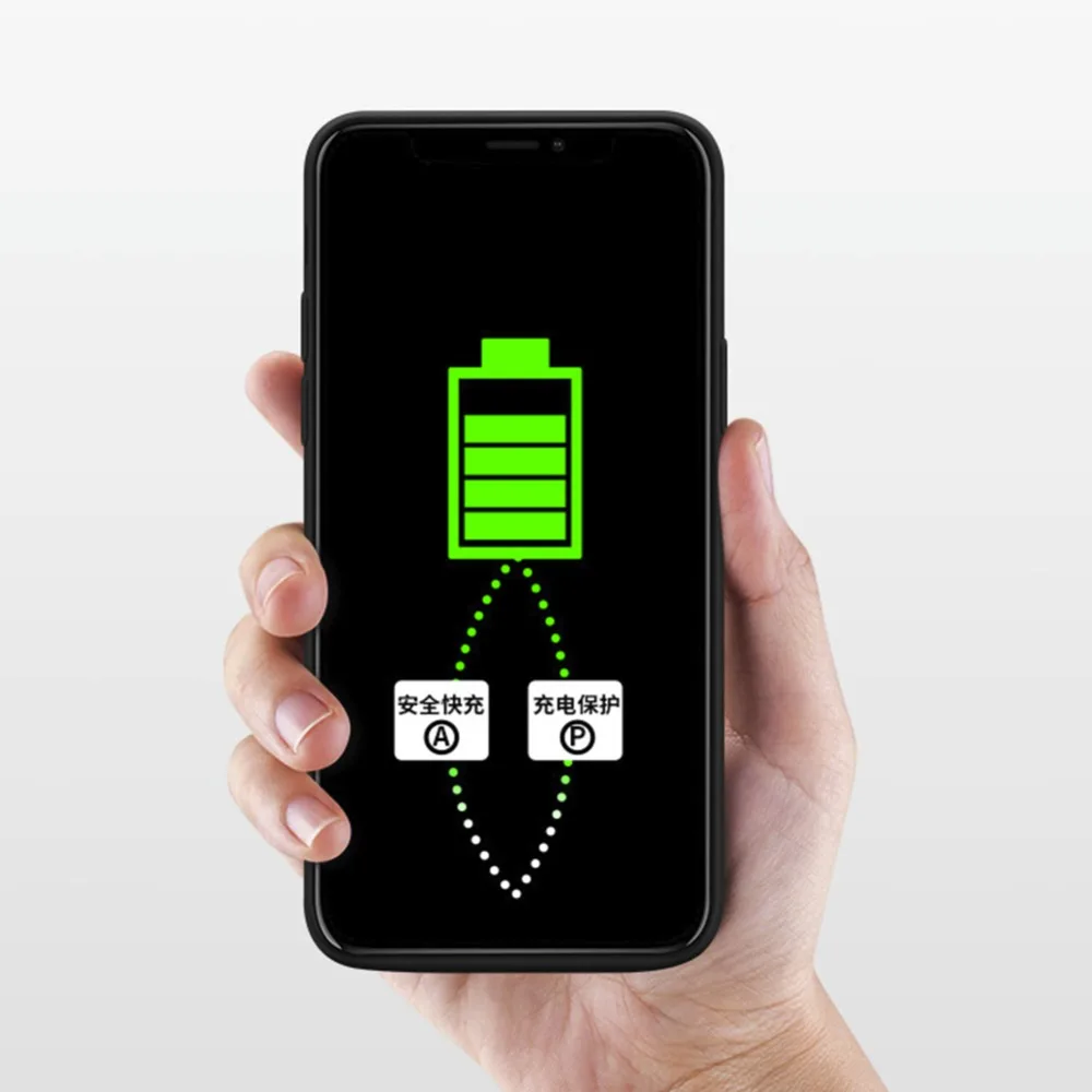 Для Iphone XS чехол для батареи умный силикагелевый Материал чехол для батареи Чехол для питания для Iphone X XS чехол для батареи