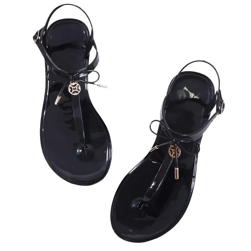 

Summer Sandals. Women's Flat Sandals. Bow. Thong Sandals. Anti-skid Toe Clip. Beach Shoes