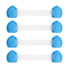 4 шт пластиковые двери шкафа безопасности Дети замок шкафа ящика защиты W15