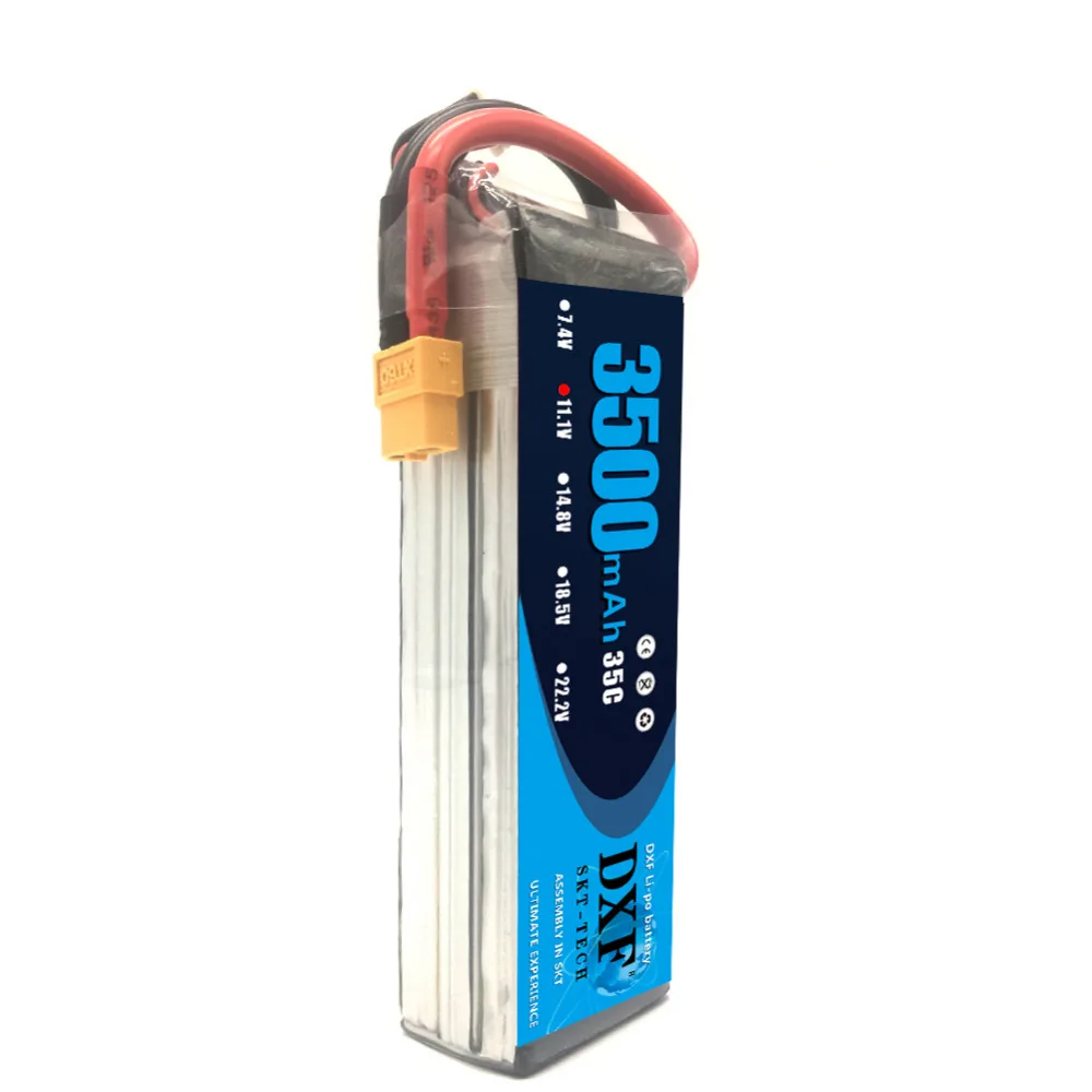 DXF RC Lipo battery 11.1v 3500mAh 3S 35C max70C rechargeable battery FOR RC airplane RC Tanks drone
