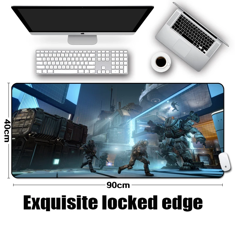 Mairuige High Quality Table Mats Big Size Gamming Mousepad Titanfall 2 Video Game Fps Gamer Player Computer Peripherals for Lol |