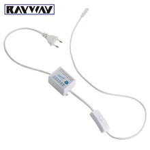 1,2 м T5 Соединительный шнур питания ЕС или США вилка переключатель кабель с/без таймера максимальный ток 2.5A для домашних электрических приборов