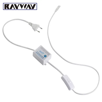 

1.2M T5 connector power cord EU or US plug switch cable with/without timer maximum current 2.5A for home electric appliances