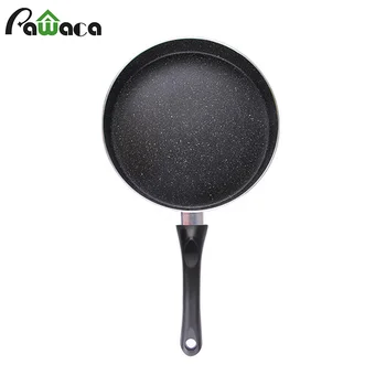 

Nonstick Aluminum Skillet Frying Pan Metal Griddle Grill Pans Egg Pancake Pan Cookware For Gas Stove with Soft Silicone Handle