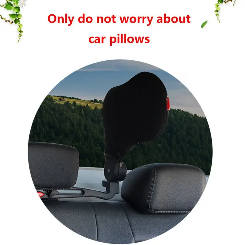 1 Set Unisex Auto Car Travel Head Rest Can Be Any Rotation Vehicle Head Car Sleep Side Pillow Cross-Border Vehicle Neck Pillow