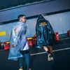 Chubasquero de estilo callejero para hombre y mujer, impermeable, transparente, Universal, impermeable, con capucha, para senderismo ► Foto 2/6
