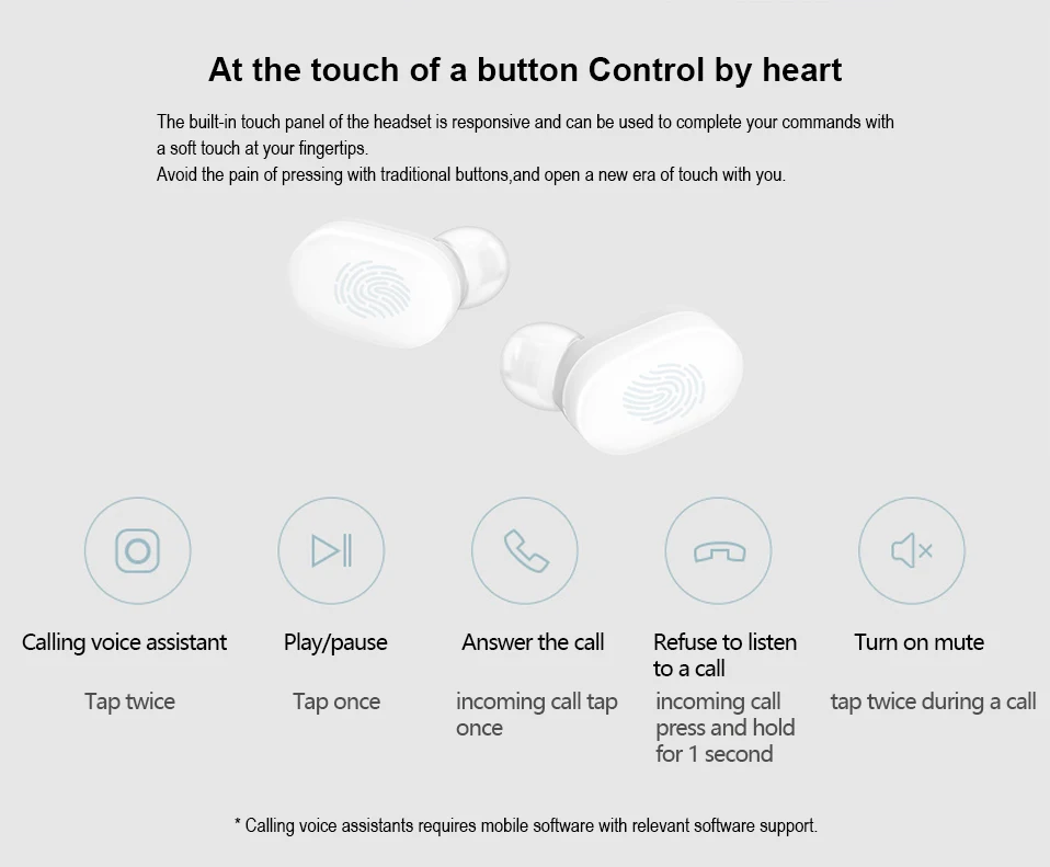 Оригинальные Xiao mi Red mi AirDots Bluetooth наушники Молодежная версия стерео mi ni Беспроводная Bluetooth 5,0 гарнитура с mi c наушниками