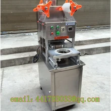 QDF-900 пневматическая машина для запечатывания больших чашек автоматический герметик для чашек sealig машина для запечатывания лотков