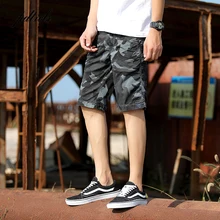 PDTXCLS Новое поступление, высококачественные модные разноцветные Лоскутные мужские брюки карго с несколькими карманами, повседневные брюки, шорты