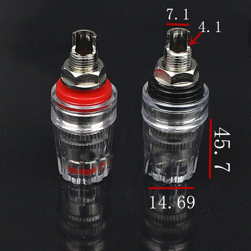 

iHifi audio speaker copper socket hifi audio speaker connector amplifier terminal binding Post banana plug socket connector