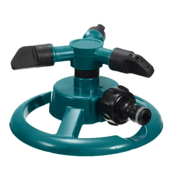 

Garden Sprinklers Automatic Watering Grass Lawn 360 Degree Fully 3 Nozzle Circle Rotating Irrigation System #T20