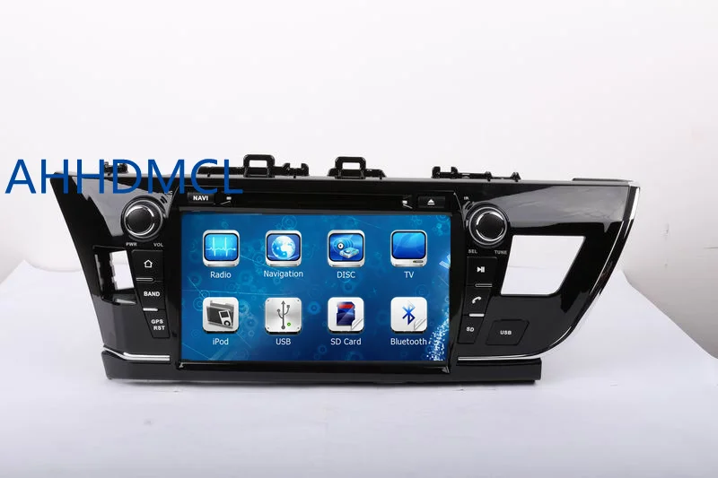 9 Inch 2 DIN Car CD Radio Audio DVD Player GPS Bluetooth For Toyota