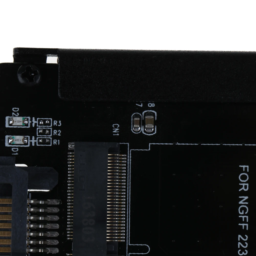 H1111Z добавить на карты черный металлический чехол B+ M ключ M.2 NGFF SSD to 2,5 SATA 3 6 ГБ/сек. адаптер карта с корпусом разъем M2 адаптер NGFF