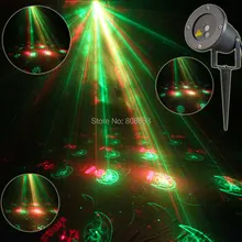 R& G открытый отдыха Водонепроницаемый Лазерное освещение 12 Рождественские узоры проектор вечерние пейзаж вечерние дерево сад Xmas свет b181