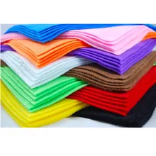 10 * zachte Non Woven Vilt Lakens Fiber Dikke Kids DIY Craft Diverse Stof Vierkante Borduren Scrapbooking Craft AA8501