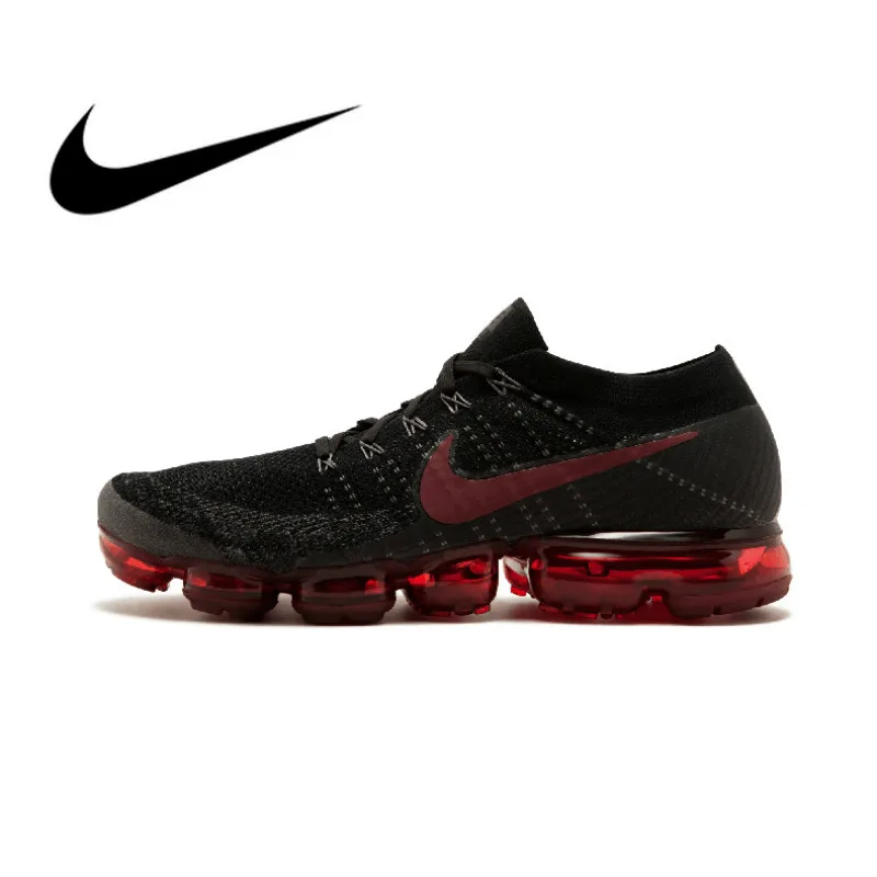 Original Authentic Nike Air Vapormax Flyknit Men's Running Shoes Sport Outdoor Sneakers Breathable Athletic Low Top 849558-001