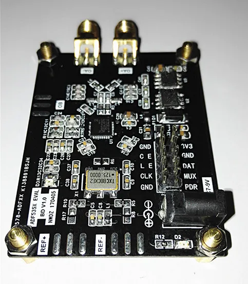 ADF5355 PLL 54 M-13,6G макетная плата PLL низкий Фазовый шум дифференциальный Гун кварцевый генератор