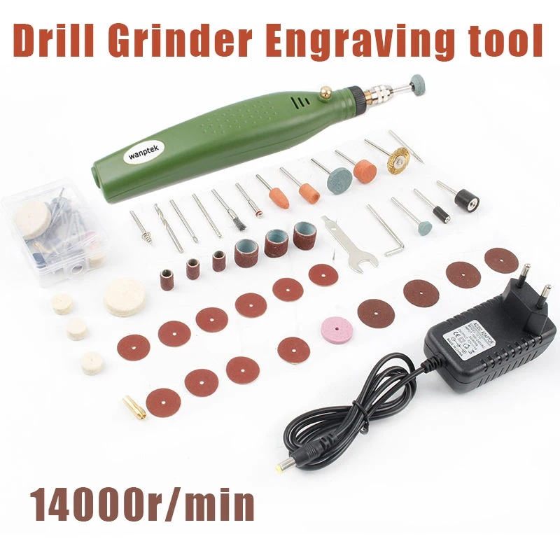 Power Tools Electric Mini Electric Drill Variable Speed Grinder Grinding Machine with Engraving Accessories Dremel Rotary Tool (91)