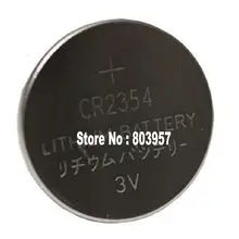 120 шт./лот 3 В 490 мАч литий кнопку Батарея Cr2354