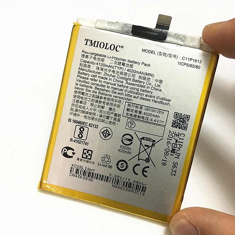 

TMIOLOC New Original Real 4120mAh Battery For ASUS Zenfone c11p1613
