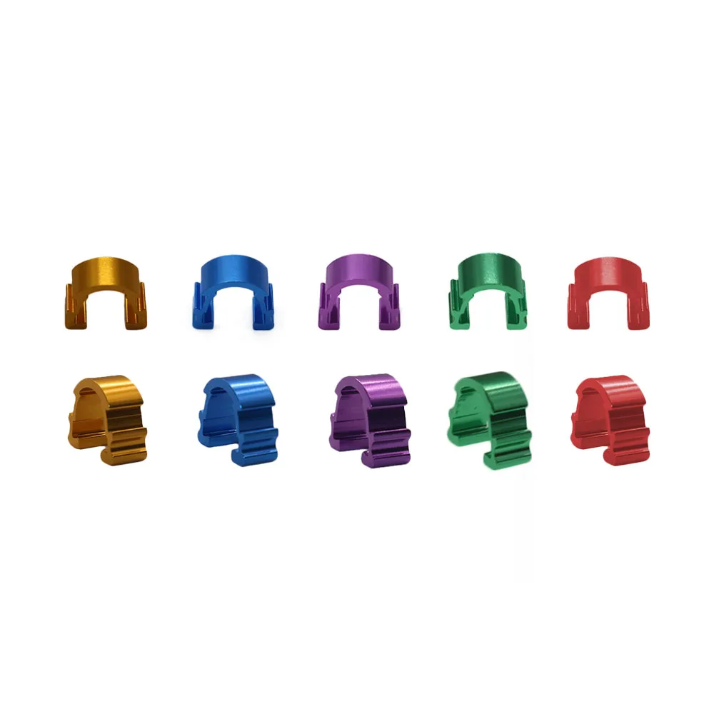 

10pcs Bicycle Disc Brake cable Clip sets line pipe Buckle C-Type Clamp Organizer Cable Housing Line Wire Gear Guide C type ties