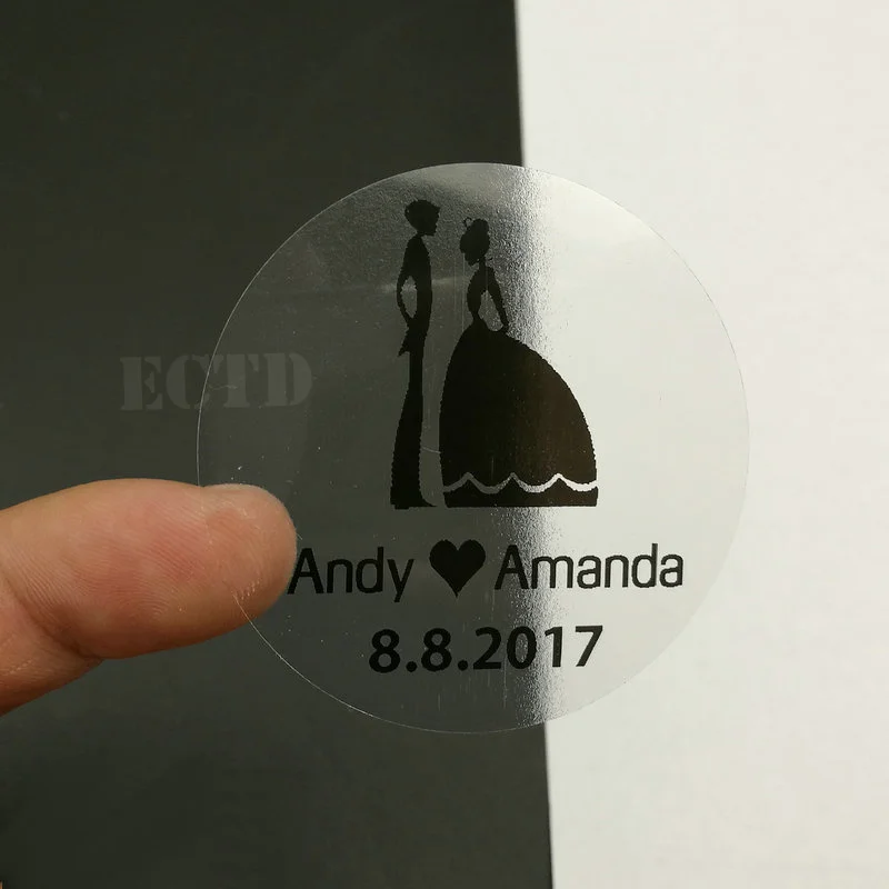 Transpa Wedding Invitation Border Swirly