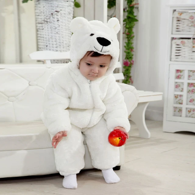 Oso Polar 3-24 m bebé mameluco traje Franela manga ropa de bebé _ - AliExpress Mobile