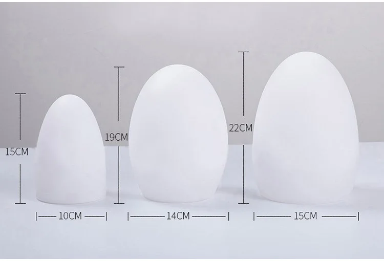 Романтический светодиодный мигающий Настольный светильник, перезаряжаемый 16 цветов, ночник для яиц, вечерние, кофейные, для домашнего декора