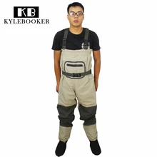 Fly fishing Breathable Chest Waders Rafting wear waterproof wader trousers Hunting wading pants overalls with Stocking